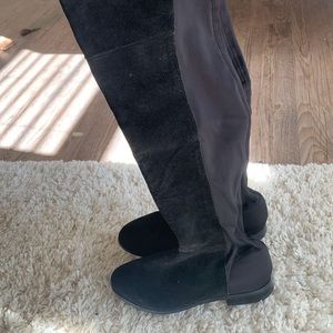 Chinese Laundry Black Over The Knee Boots